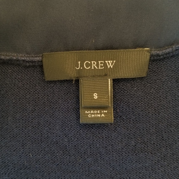 SOLD! J. Crew Harlow Cardigan Tipped Silk Underlay - Picture 6 of 8